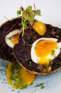 Our Signature Black Pudding scotch egg